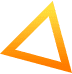 shag infotech home page orange triangle icon