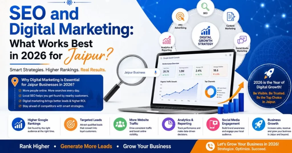 SEO and Digital Marketing: What Works Best in 2026 for Jaipur?