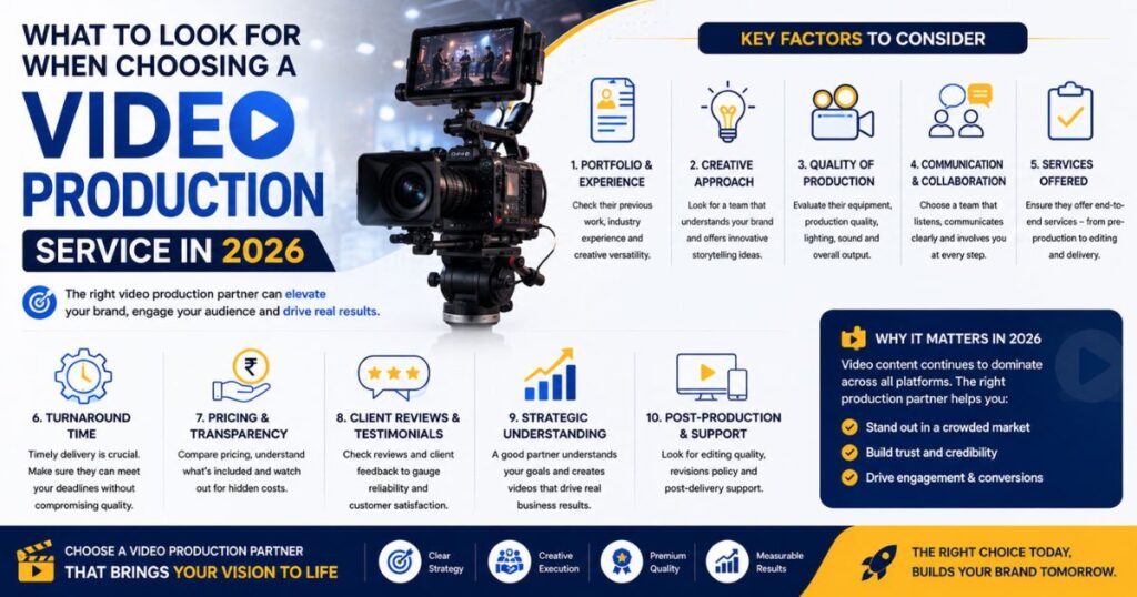 What to Look for When Choosing a Video Production Service in 2026