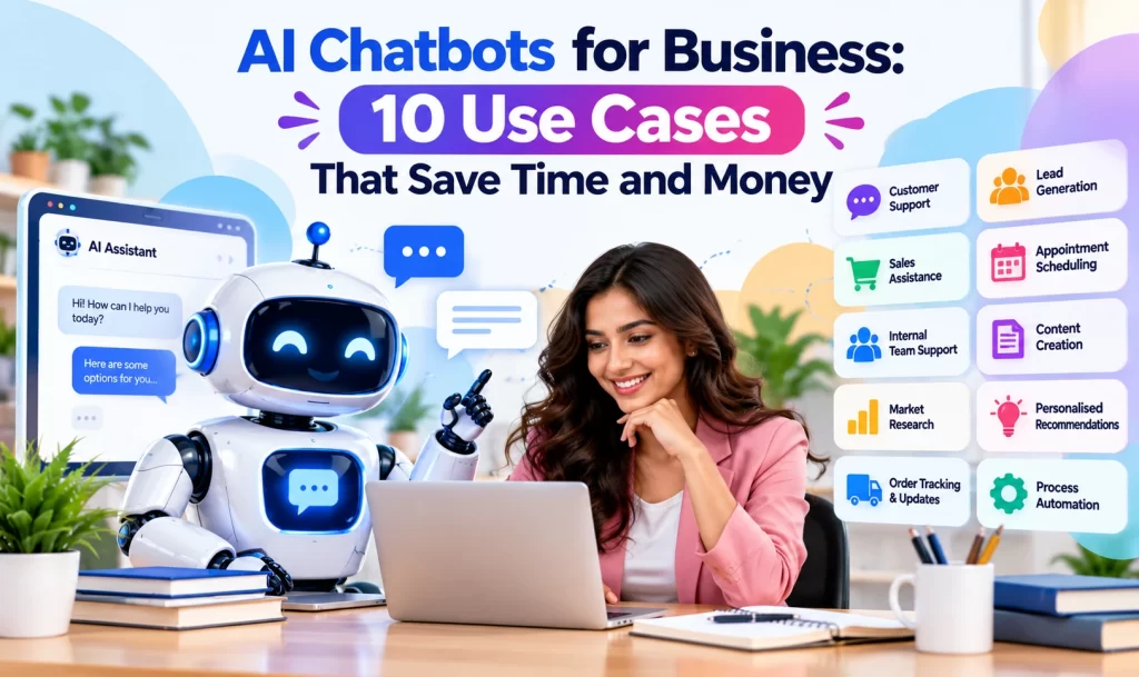 AI Chatbots for Business: 10 Use Cases That Save Time and Money